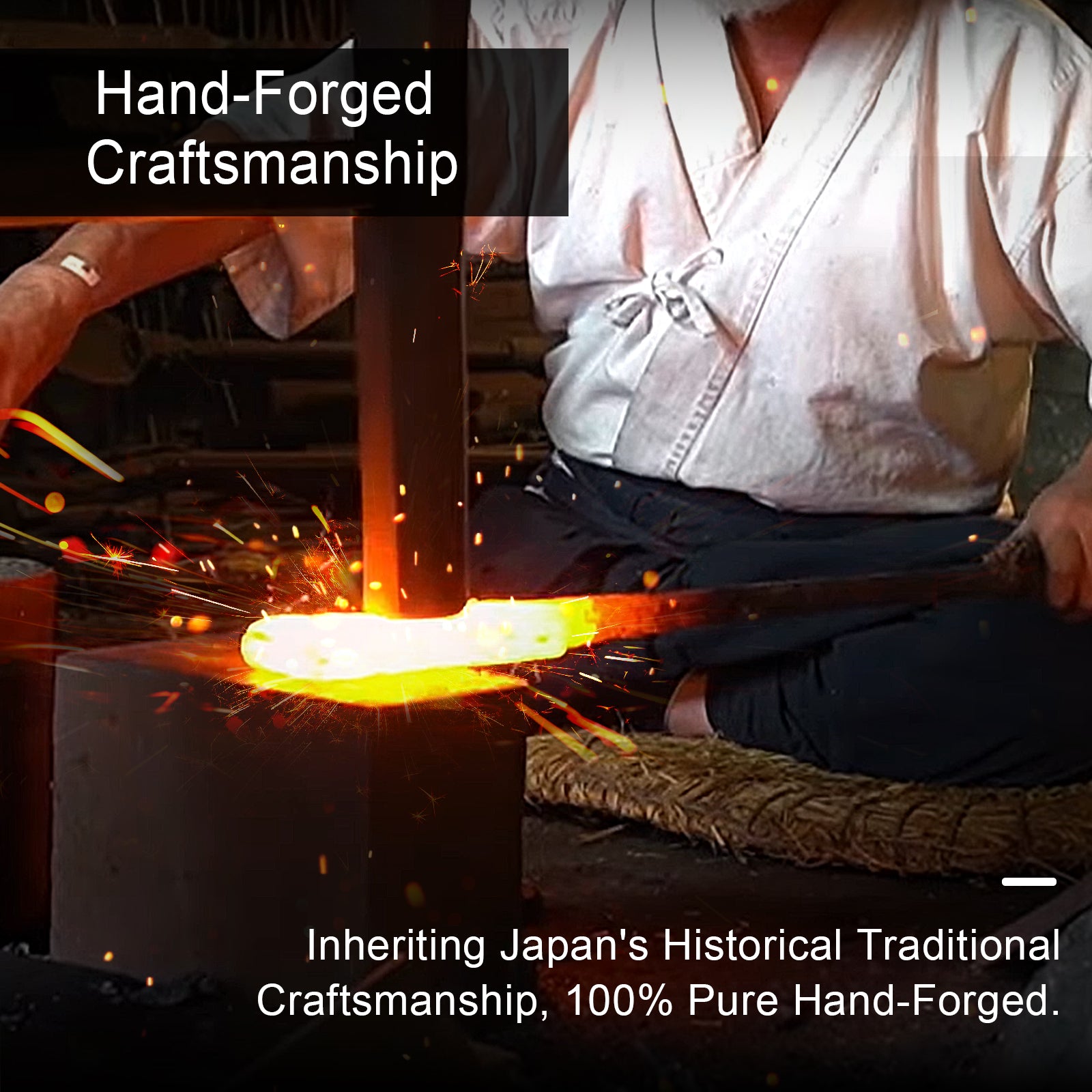 FAMCÜTE 8 Inch Japanese Chef Knife, 3 Layer 9CR18MOV Clad Steel w/octagon Handle Gyuto Sushi Knife for Home Kitchen & Restaurant