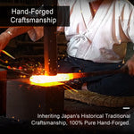 FAMCÜTE 7 inch Santoku knife, 3 Layer 9CR18MOV Clad Steel w/octagon Handle Japanese Chef's Knife for Home Kitchen & Restaurant